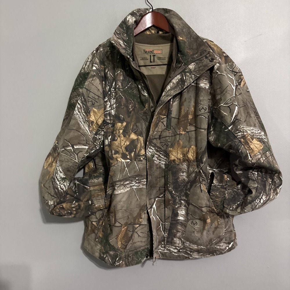 Red Head Silent Hide All Season Jacket Men's Sz‎ Large Tall Camo Removable Vest